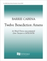 Barrie Cabena, Twelve Benediction Amens Two-Part SATB/SATB Stimme