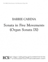 Barrie Cabena, Sonata in Five Movements Orgel Buch