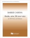 Barrie Cabena, Awake, arise, lift your voice SAB, Keyboard [Organ or Piano] Stimme