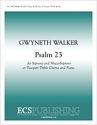 Gwyneth Walker, Psalm 23 Two-Part Treble Voices [Children or Women] or SM soli and Piano Stimme