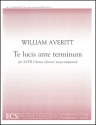William Averitt, Te lucis ante terminum SATB Stimme