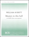 Masters in this hall SATB Stimme