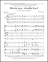 Carlyle Sharpe, Behold Now, Bless the Lord SATB and Organ Stimme