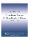 Leo Nestor, O lux beata Trinitas SATB and Organ Stimme