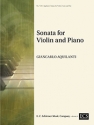 Giancarlo Aquilanti, Sonata for Violin and Piano Violine und Klavier Buch + Einzelstimme