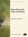 Giancarlo Aquilanti, Short Pieces for Viola and Piano Viola und Klavier Buch + Einzelstimme
