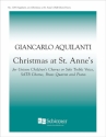 Christmas at St. Anne's Children's Chorus or solo Treble Voice, SATB, Brass Quartet and Piano Partitur