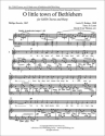 O Little Town of Bethlehem SATB, Harp Partitur