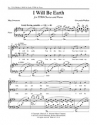 Gwyneth Walker, Songs for Women's Voices: No. 6. I Will Be Earth TTBB and Piano Chorpartitur
