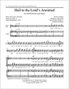 Hail to the Lord's Anointed SATB and Organ Stimme