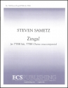 Steven Sametz, Zinga! TTBB soli, TTBB a Cappella Stimme