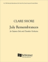Clare Shore, July Remembrances Soprano/High Voice Solo, Two Pianos or Chamber Orchestra Klavierauszug