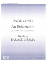 David Conte, An Exhortation SSAA a Cappella Stimme