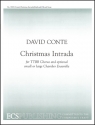 David Conte, Christmas Intrada TTBB Chamber Ensemble Chorpartitur