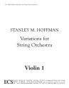 Stanley M. Hoffman, Variations for String Orchestra Streichorchester Stimmen-Set