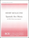 Henry Mollicone, Spanish Ave Maria SSAA a Cappella Stimme