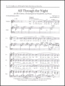 All Through the Night SSA, Glock or Handbells and Piano Partitur