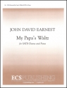 John David Earnest, My Papa's Waltz SATB and Piano Stimme