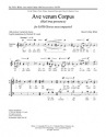 David Ashley White, Ave verum Corpus SATB a Cappella Stimme
