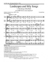 Conrad Susa, Landscapes and Silly Songs TTBB a Cappella Stimme