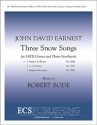 John David Earnest, Three Snow Songs: 1. Fanfare to Winter SATB, Piano Four-hands Stimme