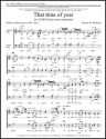 Stanley M. Hoffman, That time of year SATB a Cappella Stimme