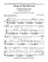Robert Applebaum, Songs of My Beloved: 2. Domeh Dodi Litzvi Soprano Solo, SATB and Piano Stimme