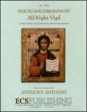 Sergei Rachmaninov, All-Night Vigil Alto and Tenor Soli and SATB divisi a Cappella Chorpartitur