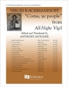 Sergei Rachmaninov, All-Night Vigil: 1. Come, ye people SATB divisi Stimme