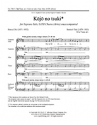 Rentaro Taki, Kojo no tsuki Soprano Solo, SATB [divisi] a Cappella Stimme