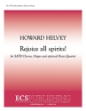Howard Helvey, Rejoice all spirits! SATB, Organ and optional Brass Quartet Stimme