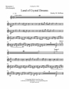 Stanley M. Hoffman, Land of Crystal Dreams SSAA , Opt. Percussion [Glockenspiel, Vibraphone] Stimmen-Set