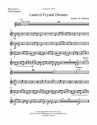 Stanley M. Hoffman, Land of Crystal Dreams TTBB Vibraphone Stimmen-Set