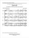 Steven Sametz, Farewell SATB Soli, SATB [divisi] a Cappella Stimme