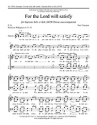 Fred Gramann, For the Lord will satisfy Soprano Solo or Soli, SATB a Cappella Stimme