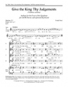 Frank Pesci, Give the King Thy Judgments SATB a Cappella, opt. Keyboard [Organ or Piano] Stimme