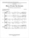 Frank Pesci, Bless, O Lord, Thy Servants SATB, Keyboard [optional] Stimme