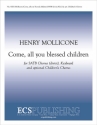 Henry Mollicone, Come, all you blessed children SATB and optional Children's Chorus, Keyboard Stimme