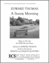 Edward Thomas, A Sunny Morning SATB Soli and Piano Klavierauszug