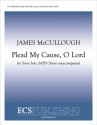 James McCullough, Plead My Cause, O Lord Tenor Solo, SATB a Cappella Stimme