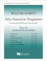 William Averitt, Afro-American Fragments: 5. Feet o' Jesus SATB, Piano Four-hands Stimme