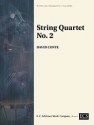 David Conte, String Quartet No. 2 Streichquartett Partitur + Stimmen