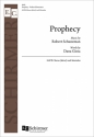Robert Schuneman_Dana Gioia, Prophecy SATB [divisi] and Marimba Chorpartitur