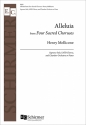 Henry Mollicone, Alleluia from Four Sacred Choruses Soprano Solo, SATB Chorus, and Chamber Orchestra or Piano Klavierauszug