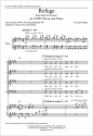 Gwyneth Walker_Sara Teasdale, Refuge SATB and Piano Chorpartitur