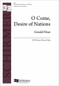 Gerald Near, O Come, Desire of Nations Mixed Choir [SATB], Oboe and Harp Chorpartitur