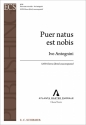 Ivo Antognini, Puer natus est nobis SATB [divisi] unaccompanied Chorpartitur