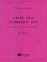 Juliana Hall, Upon This Summer's Day Soprano and Piano Buch