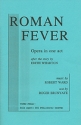Robert Ward, Roman Fever Opera in One Act Libretto