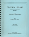 Robert Ward, Claudia Legare Opera in Four Acts Klavierauszug